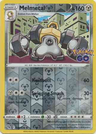 Melmetal - 046/078 - Rare Holo [pgo-046] [Reverse Holo]