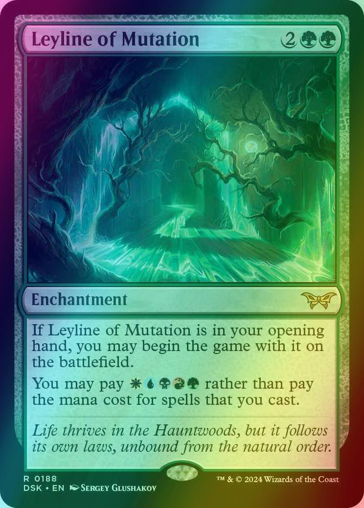 Leyline of Mutation [188] [Duskmourn: House of Horror] [Foil]