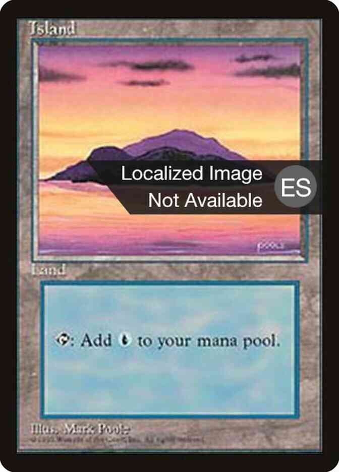 Island - Portuguese [Left Island] [367] [Fourth Edition Black Border: Portuguese] [Non-Foil]