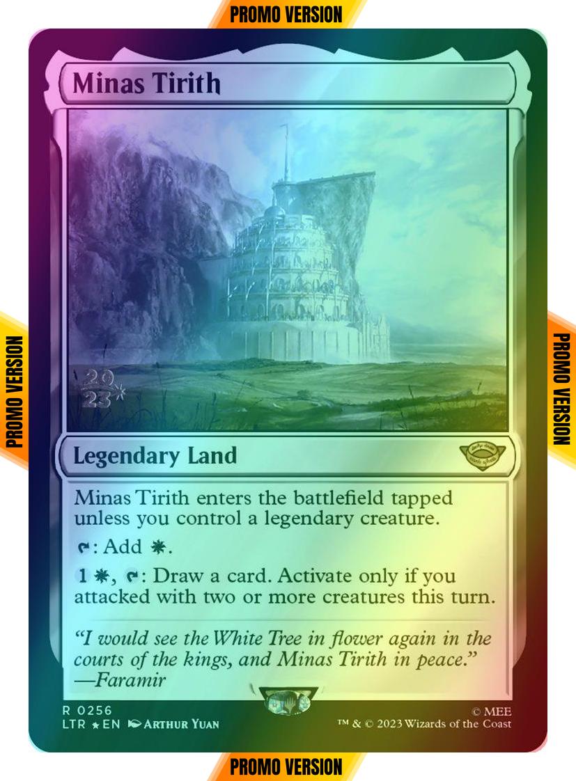 Minas Tirith [256s] [Prerelease] [The Lord of the Rings: Tales of Middle-earth: Promos] [Foil]