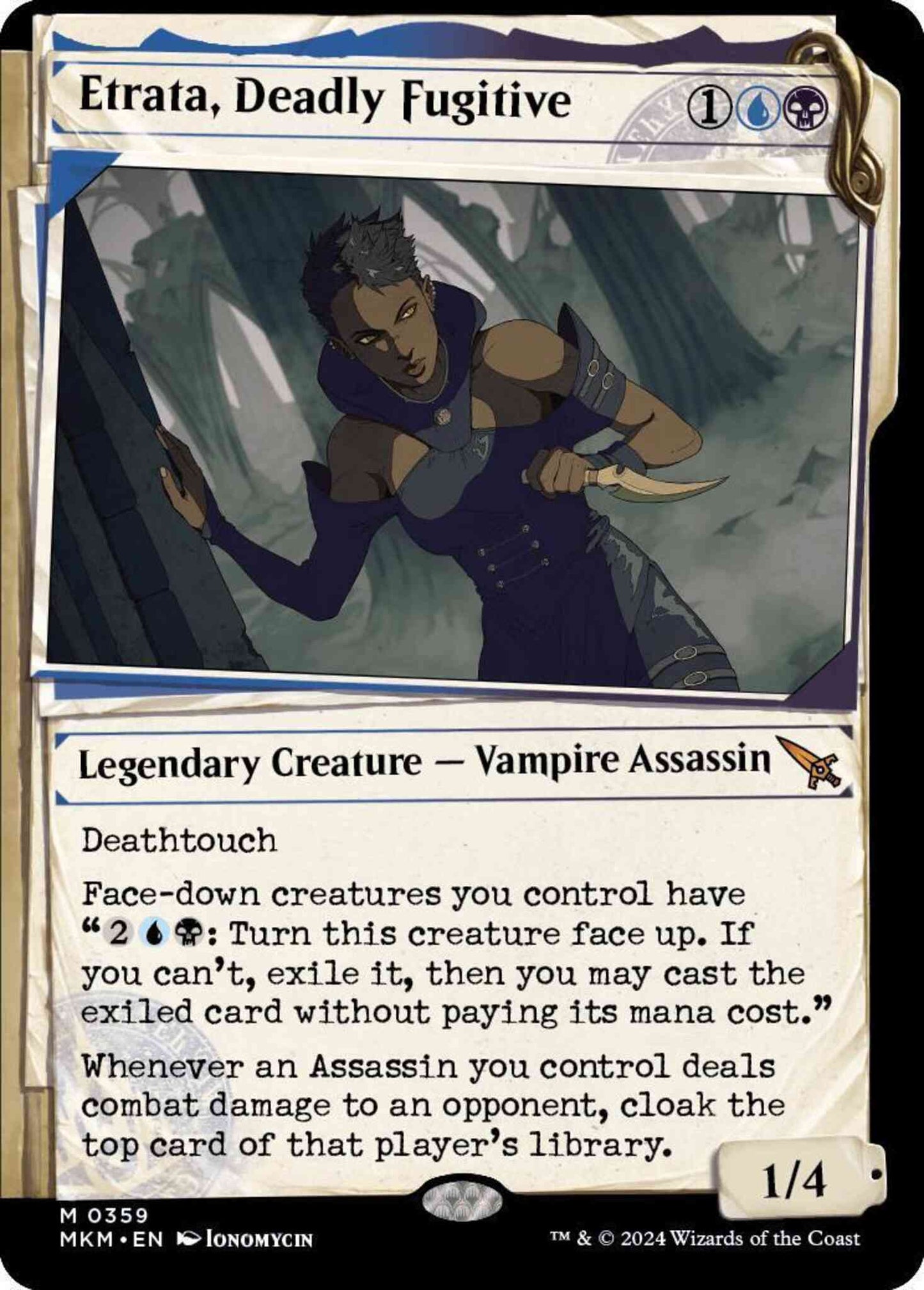 Etrata, Deadly Fugitive [359] [Dossier Showcase] [Murders at Karlov Manor] [Non-Foil]