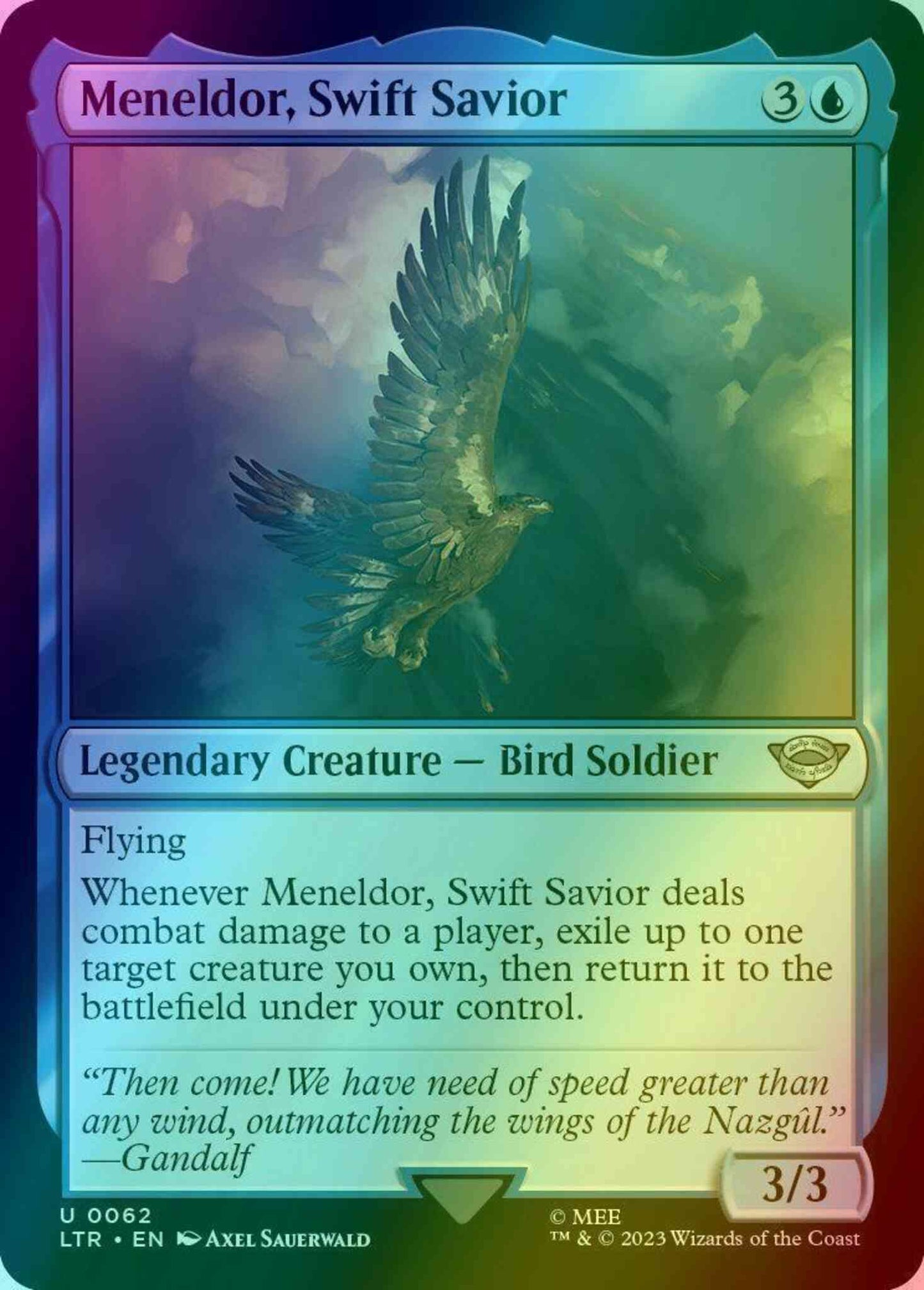 Meneldor, Swift Savior [62] [The Lord of the Rings: Tales of Middle-earth] [Foil]