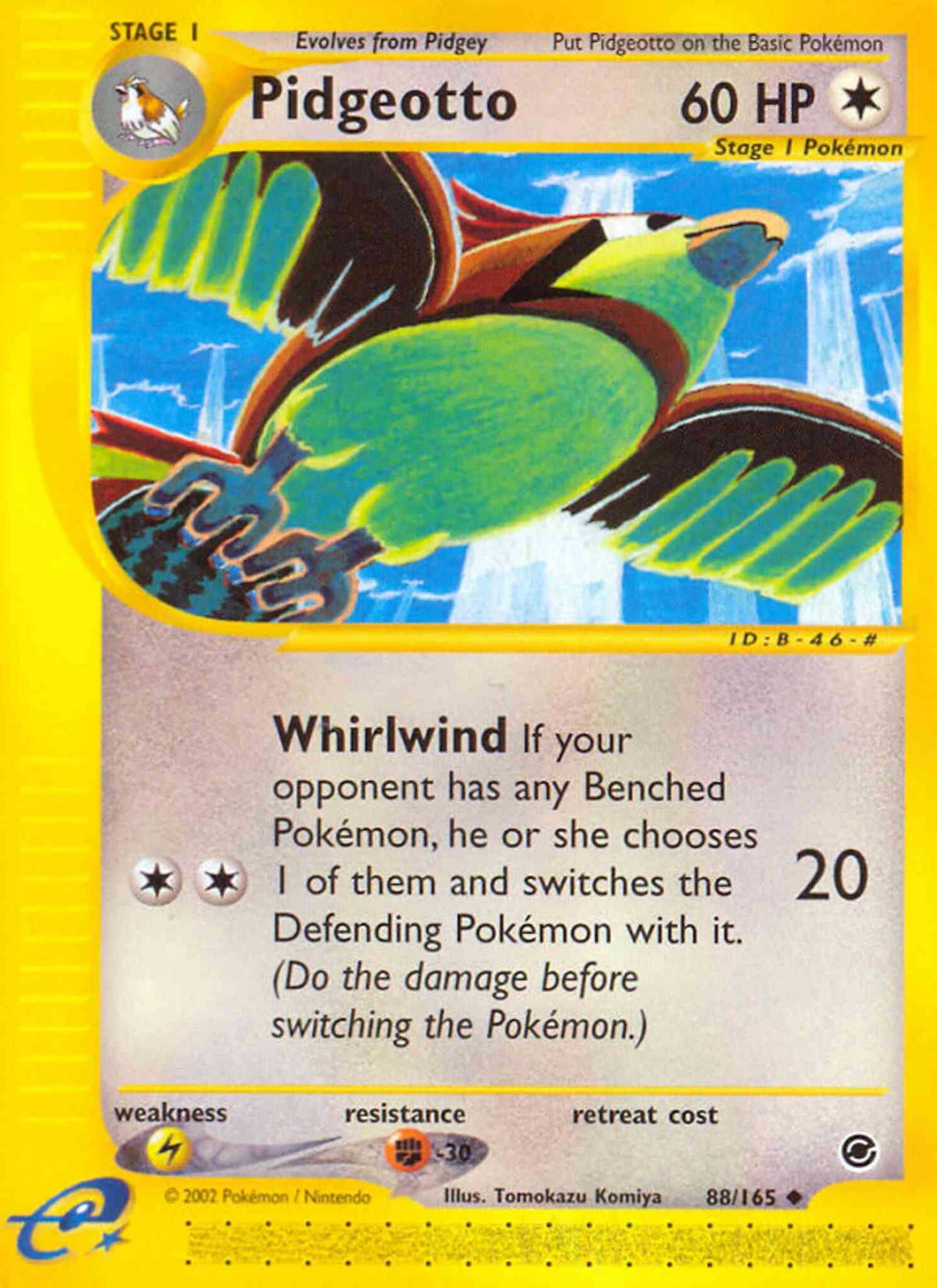 Pidgeotto - 88/165 - Uncommon [ecard1-88] [Non-Holo]