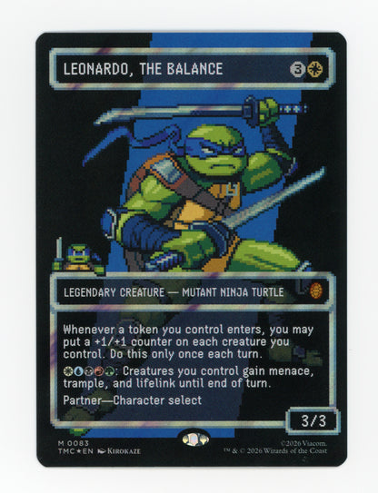 Leonardo, the Balance — Borderless|Pixel|Surge Foil — ID 17493