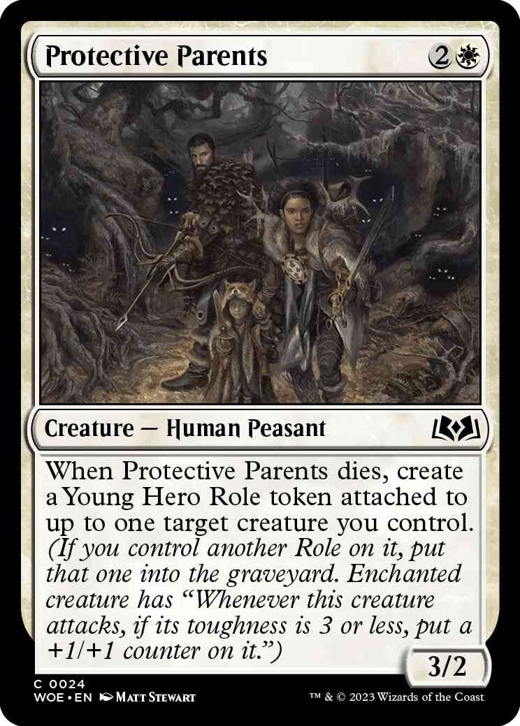 Protective Parents [24] [Wilds of Eldraine] [Non-Foil]