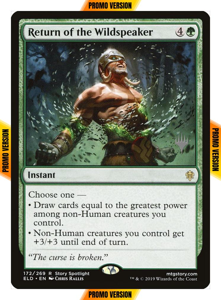 Return of the Wildspeaker [172p] [Promo Pack] [Throne of Eldraine Promos] [Foil]