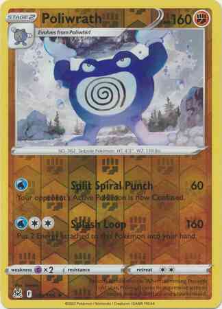 Poliwrath - 085/196 - Rare [swsh11-085] [Reverse Holo]
