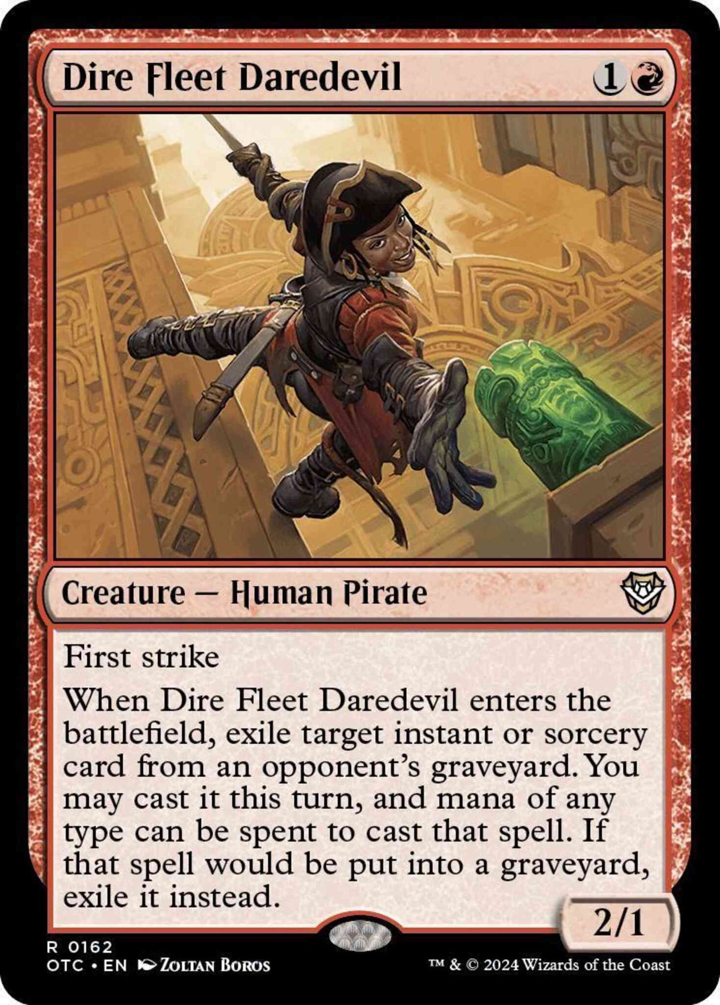 Dire Fleet Daredevil [162] [Outlaws of Thunder Junction: Commander] [Non-Foil]