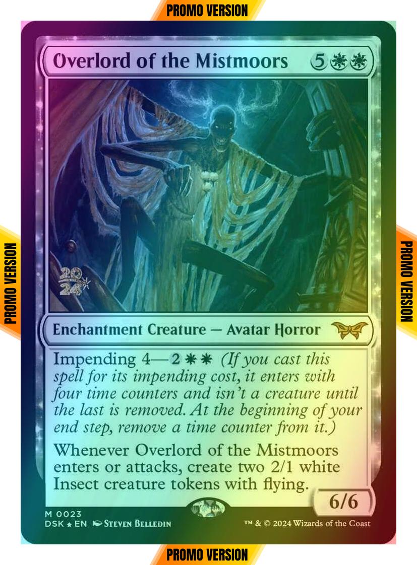 Overlord of the Mistmoors [23s] [Prerelease] [Duskmourn: House of Horror: Promos] [Foil]