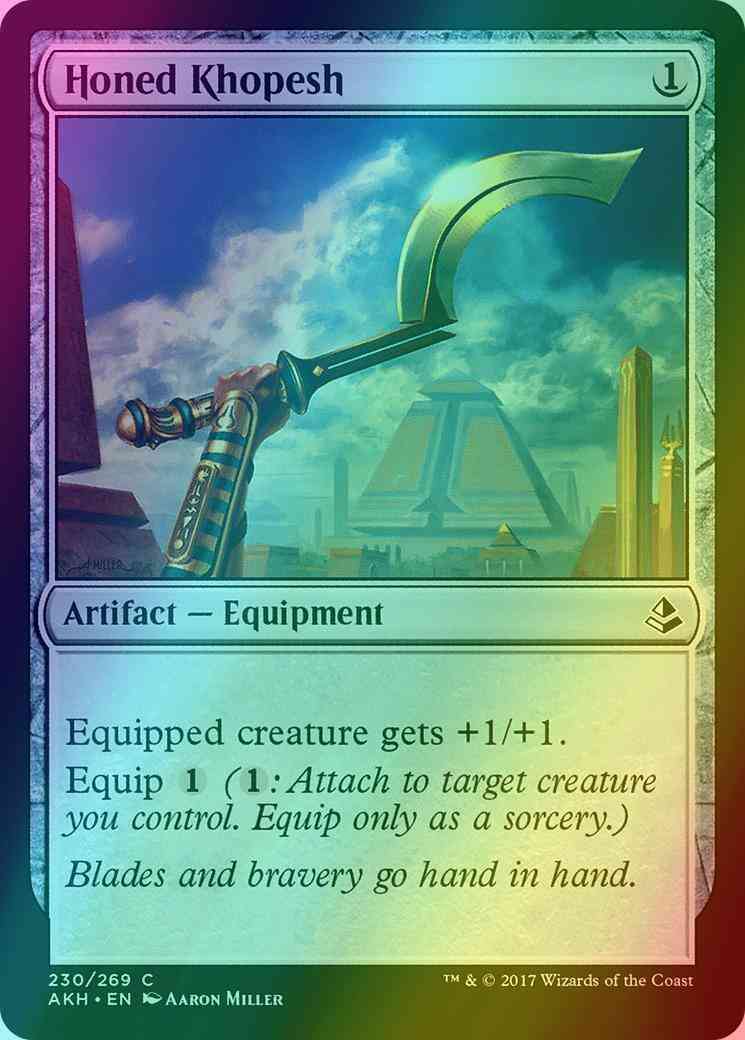 Honed Khopesh [230] [Amonkhet] [Foil]