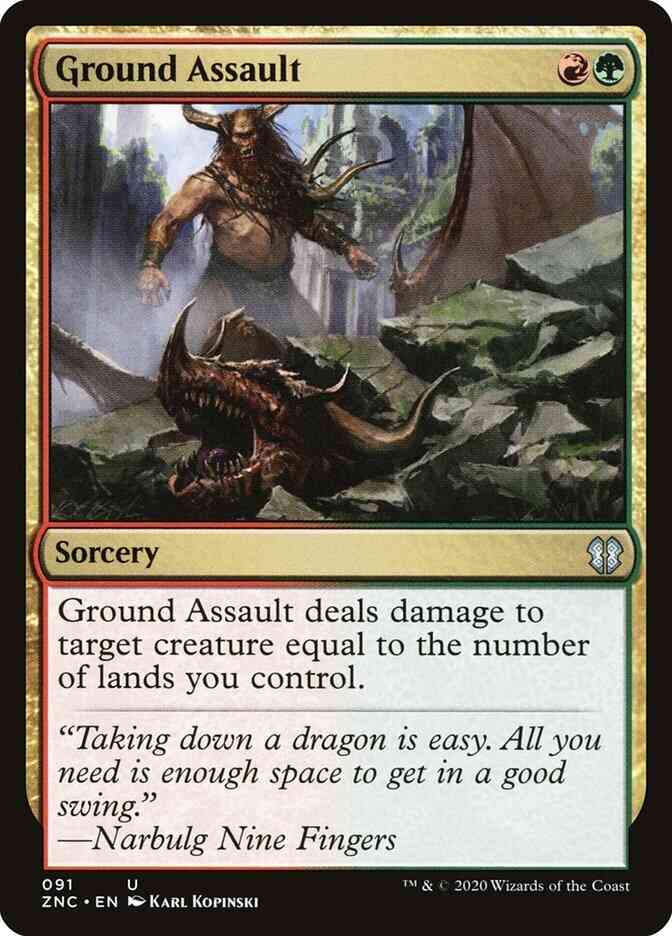 Ground Assault [91] [Zendikar Rising Commander] [Non-Foil]