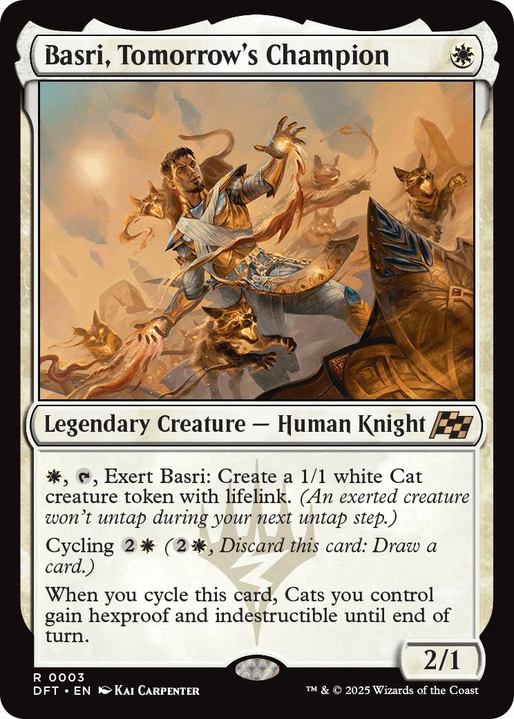 Basri, Tomorrow's Champion [3] [Aetherdrift] [Non-Foil]