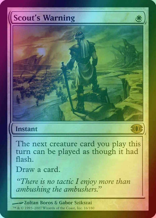 Scout's Warning [16] [Future Sight] [Foil]