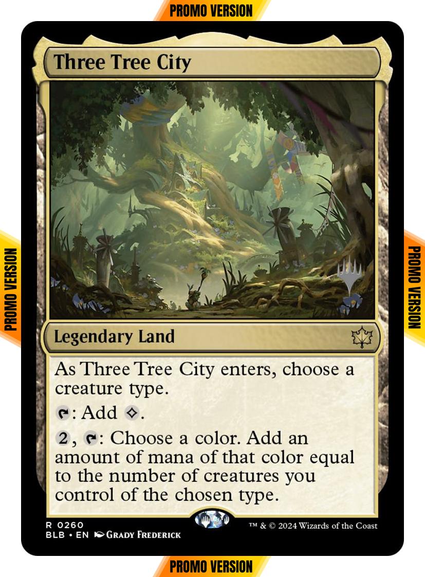 Three Tree City [260p] [Promo Pack] [Bloomburrow: Promos] [Non-Foil]