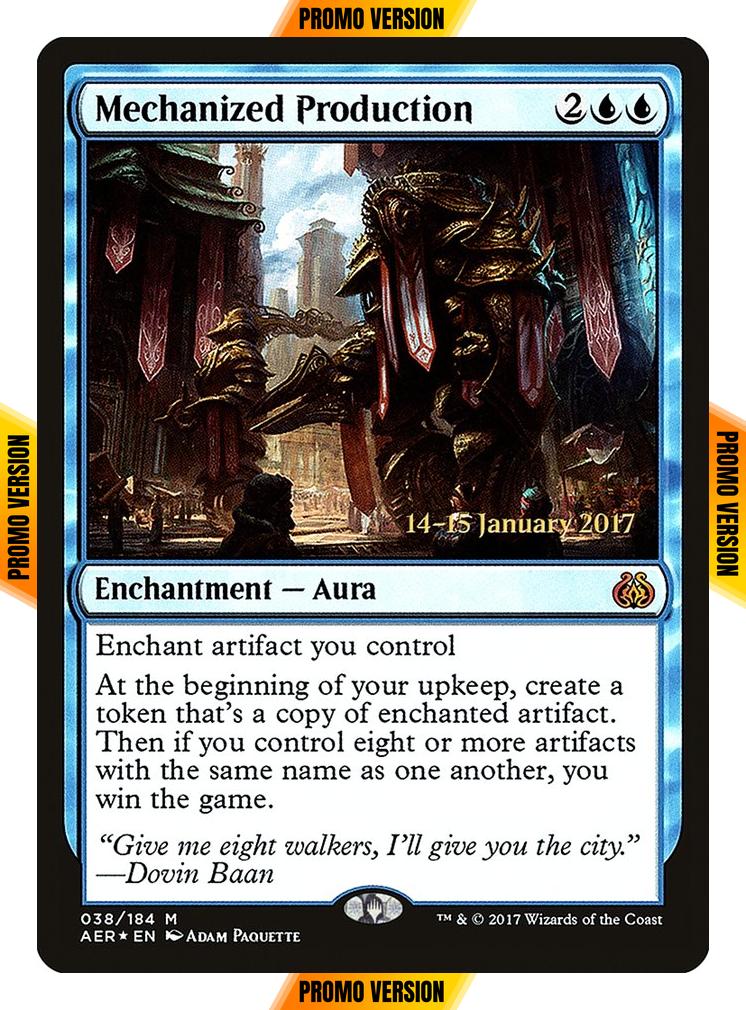 Mechanized Production [38s] [Aether Revolt Promos] [Foil]