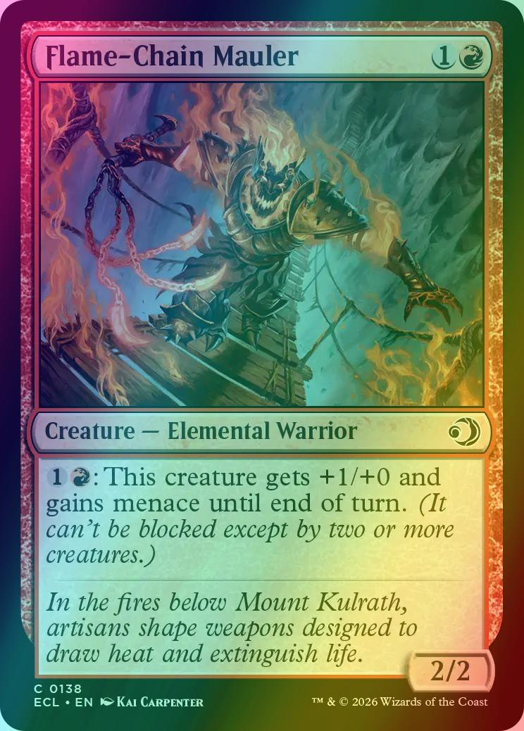 Flame-Chain Mauler [138] [Lorwyn Eclipsed] [Foil]