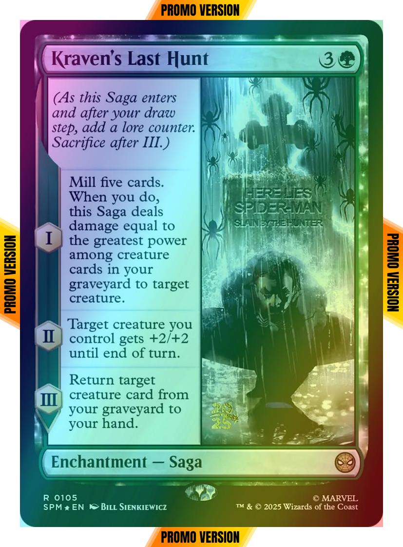 Kraven's Last Hunt [105s] [Marvel's Spider-Man: Promos] [Foil]