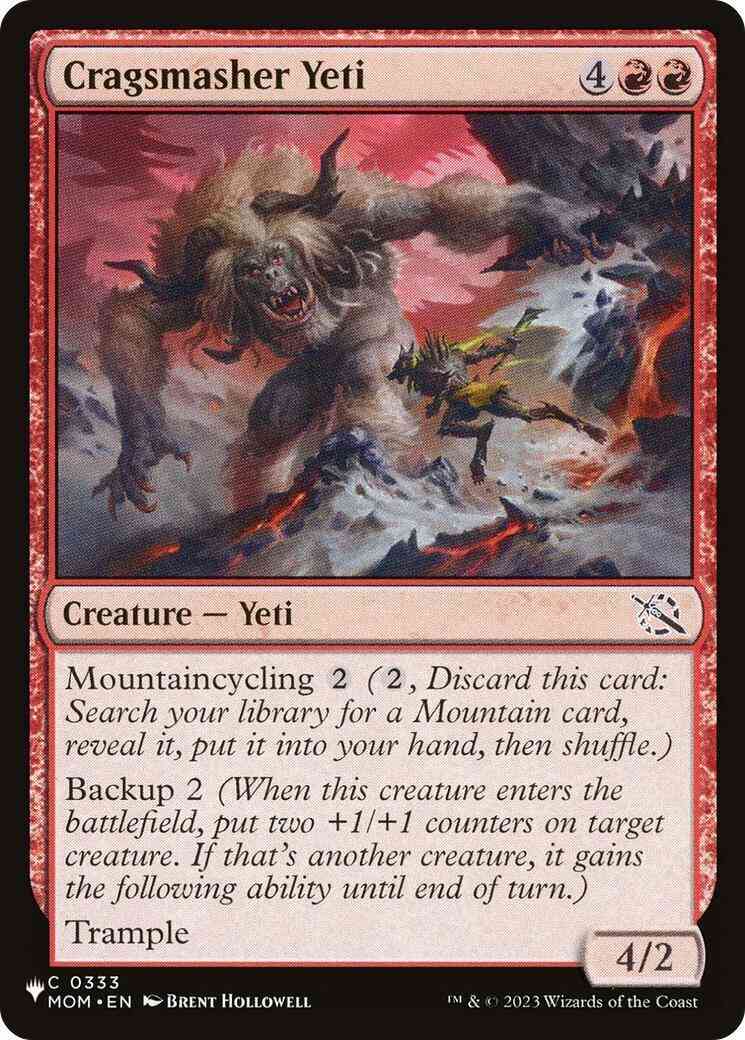 Cragsmasher Yeti [MOM-333] [The List] [Non-Foil]