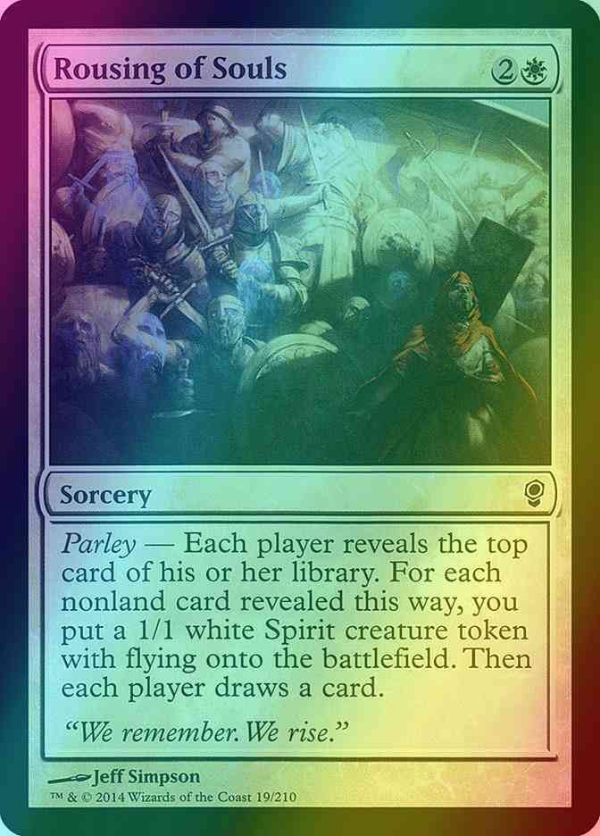 Rousing of Souls [19] [Conspiracy] [Foil]