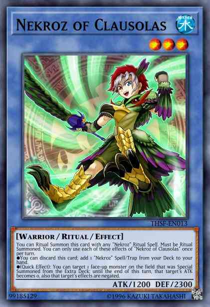 Nekroz of Clausolas - THSF-EN013 - Secret Rare - 1st Edition