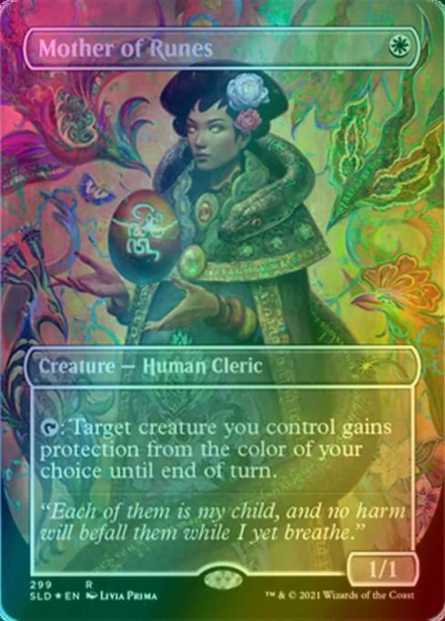 Mother of Runes [0299] [Borderless] [Mother's Day 2021] [Secret Lair Drop] [Foil]