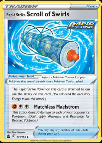 Rapid Strike Scroll of Swirls - 131/163 - Uncommon [swsh5-131] [Non-Holo]