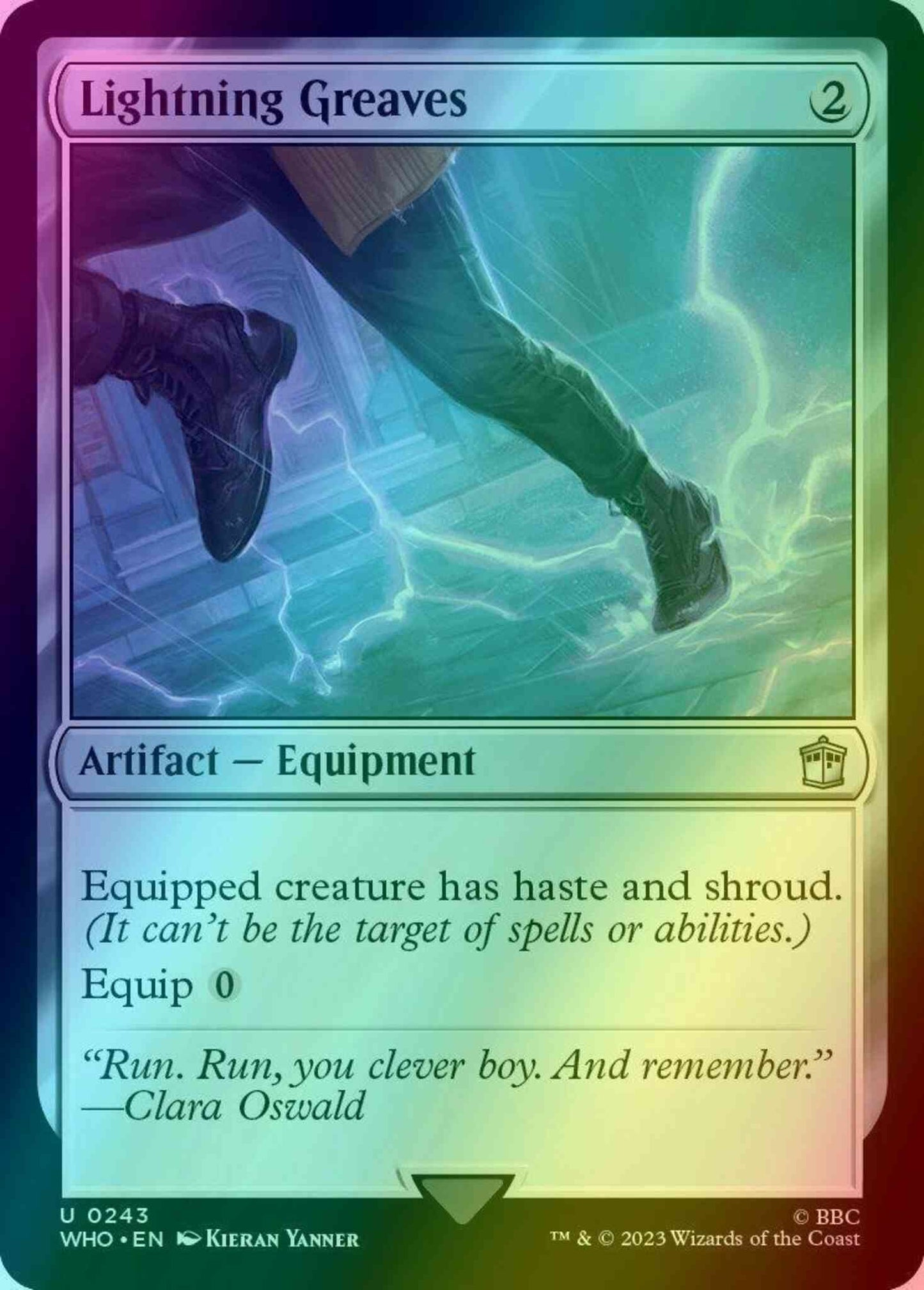 Lightning Greaves [243] [Universes Beyond: Doctor Who] [Foil]