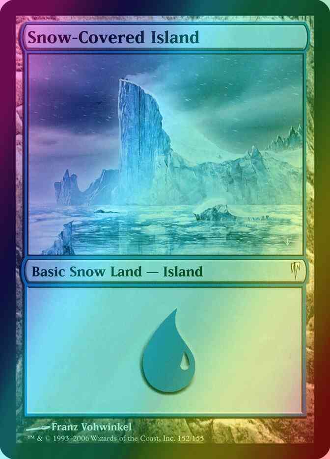 Snow-Covered Island [152] [Coldsnap] [Foil]