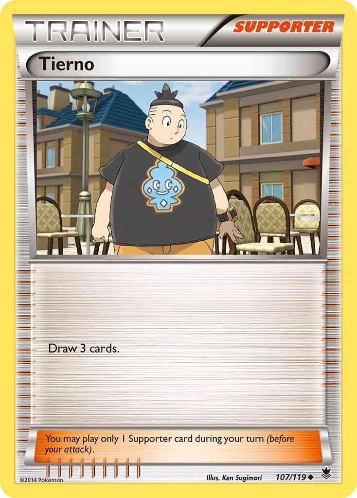 Tierno - 107/119 - Uncommon [xy4-107] [Reverse Holo]