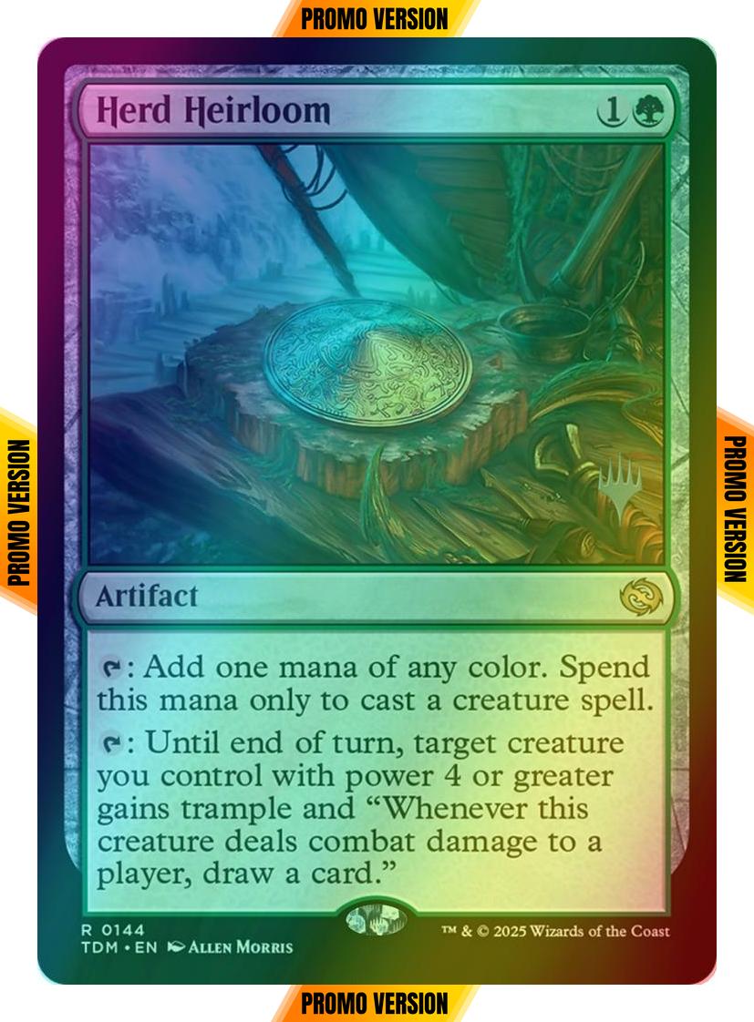 Herd Heirloom [144p] [Promo Pack] [Tarkir: Dragonstorm: Promos] [Foil]
