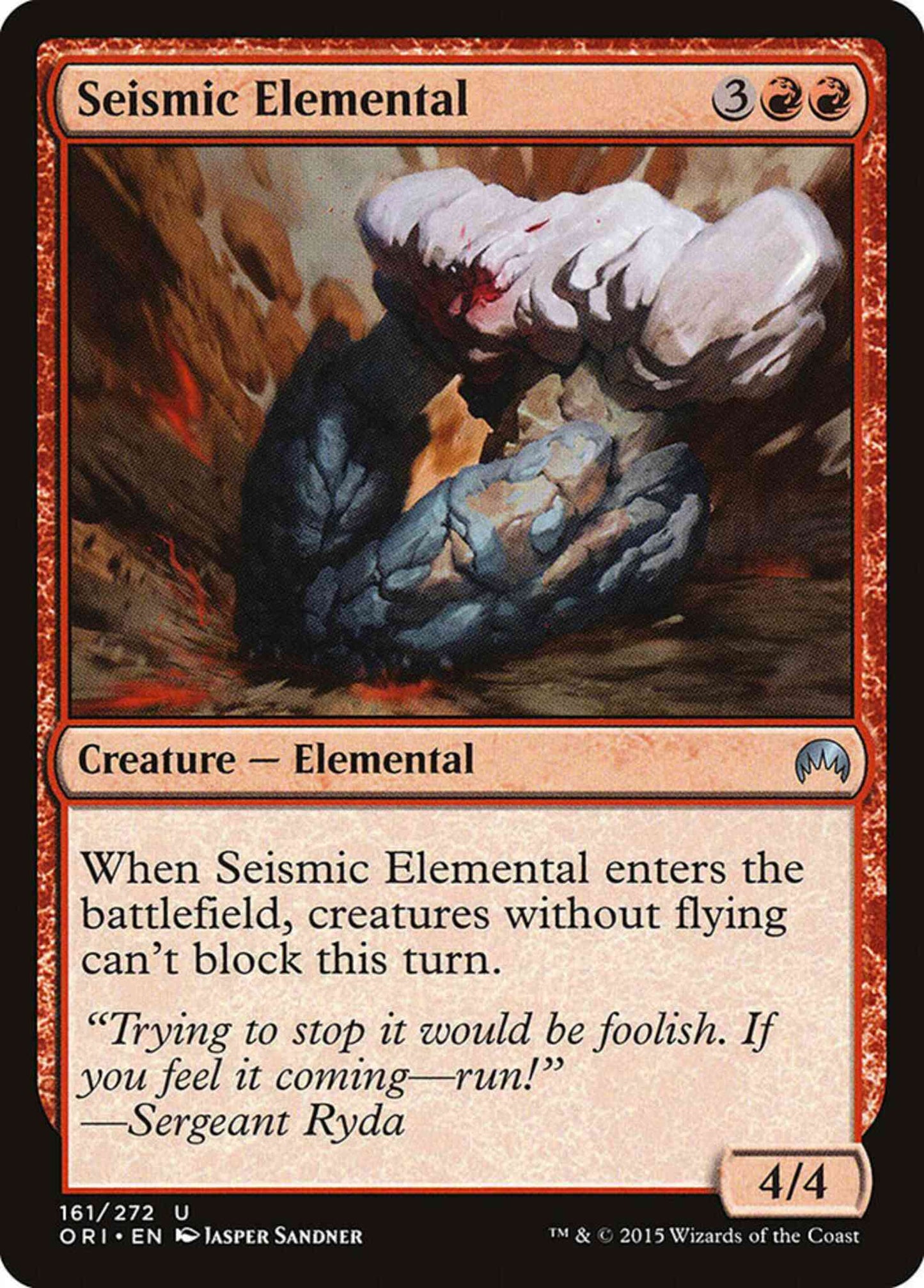 Seismic Elemental [161] [Magic Origins] [Non-Foil]