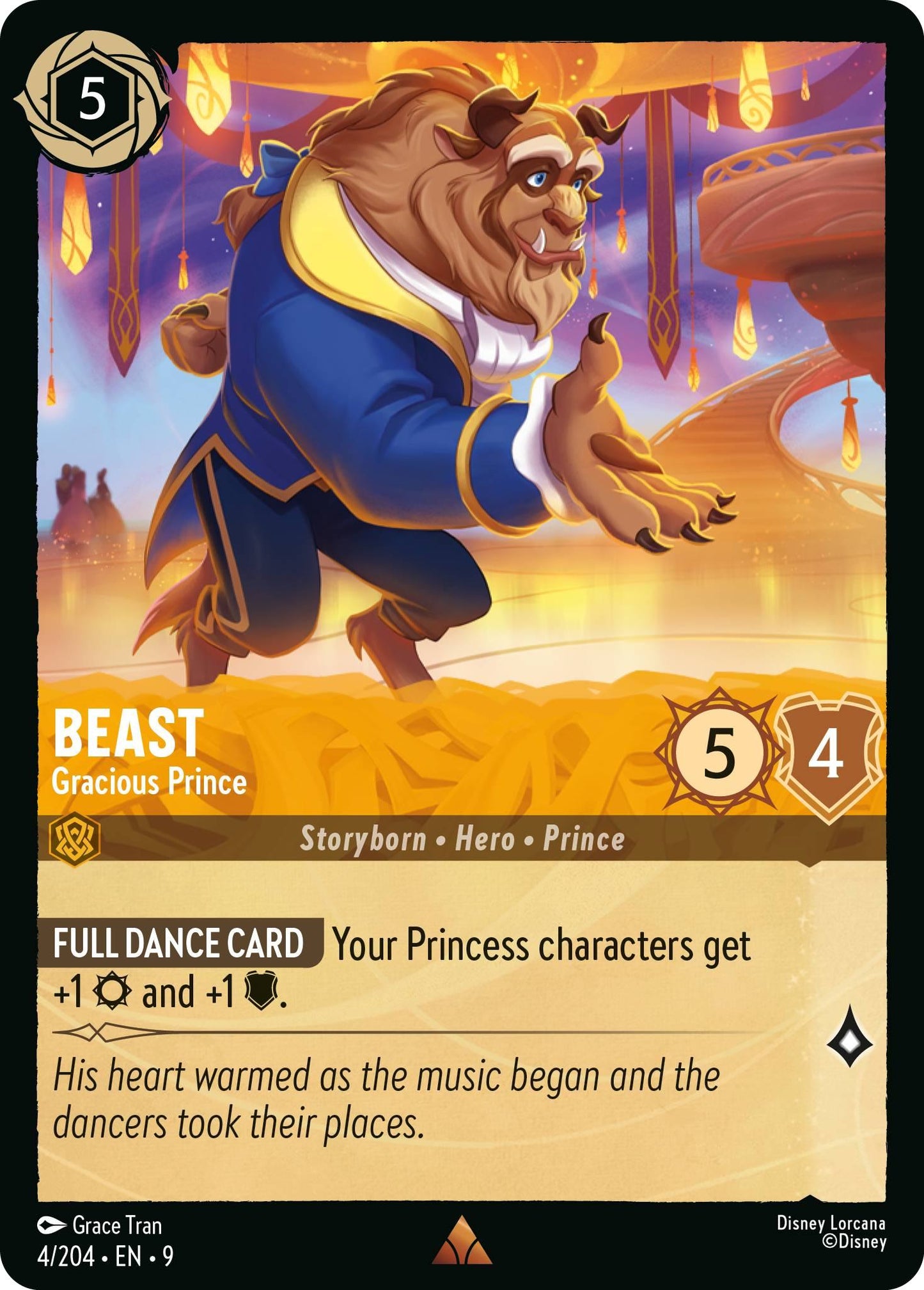 Beast - Gracious Prince - 4/204 [Fabled] [Non-Foil]