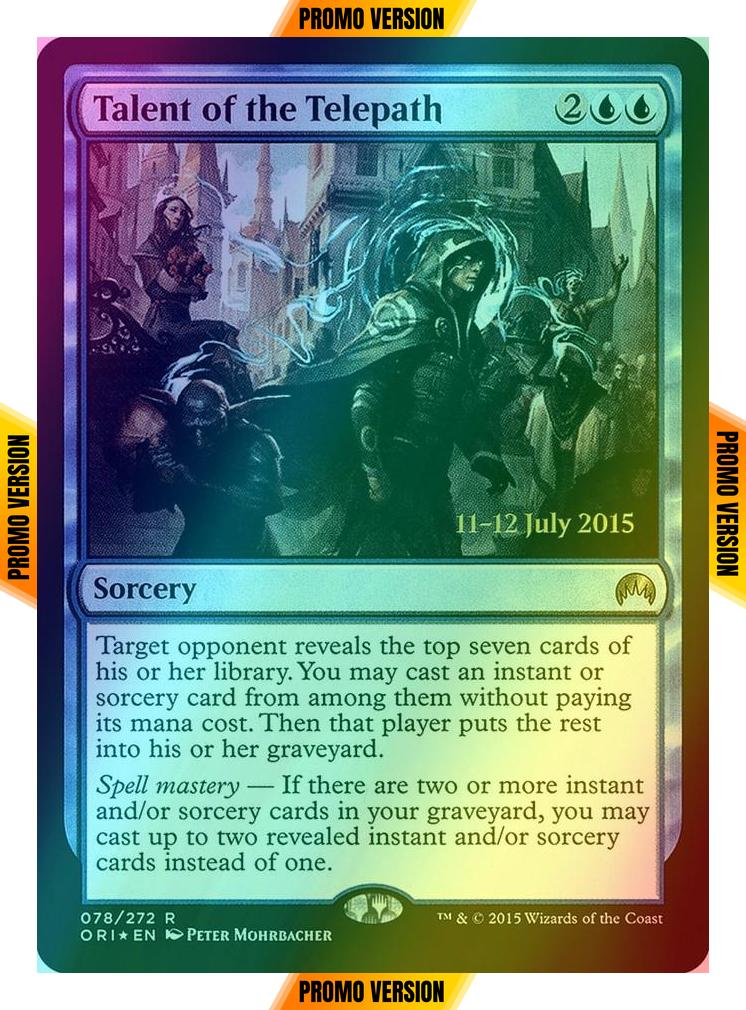 Talent of the Telepath [78s] [Magic Origins Promos] [Foil]