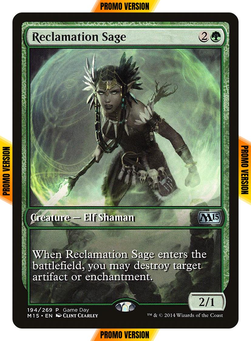 Reclamation Sage [194] [Magic 2015 Promos] [Non-Foil]