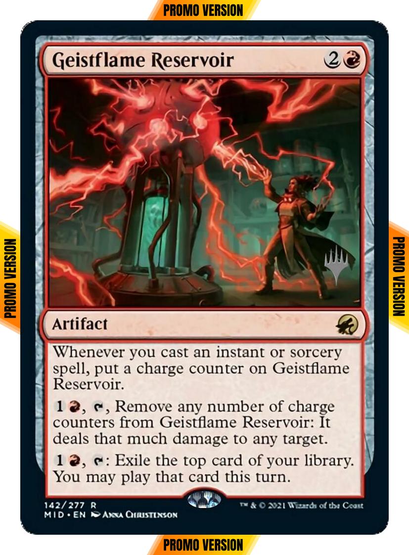 Geistflame Reservoir [Promo Pack] [142p] [Innistrad: Midnight Hunt Promos] [Non-Foil]