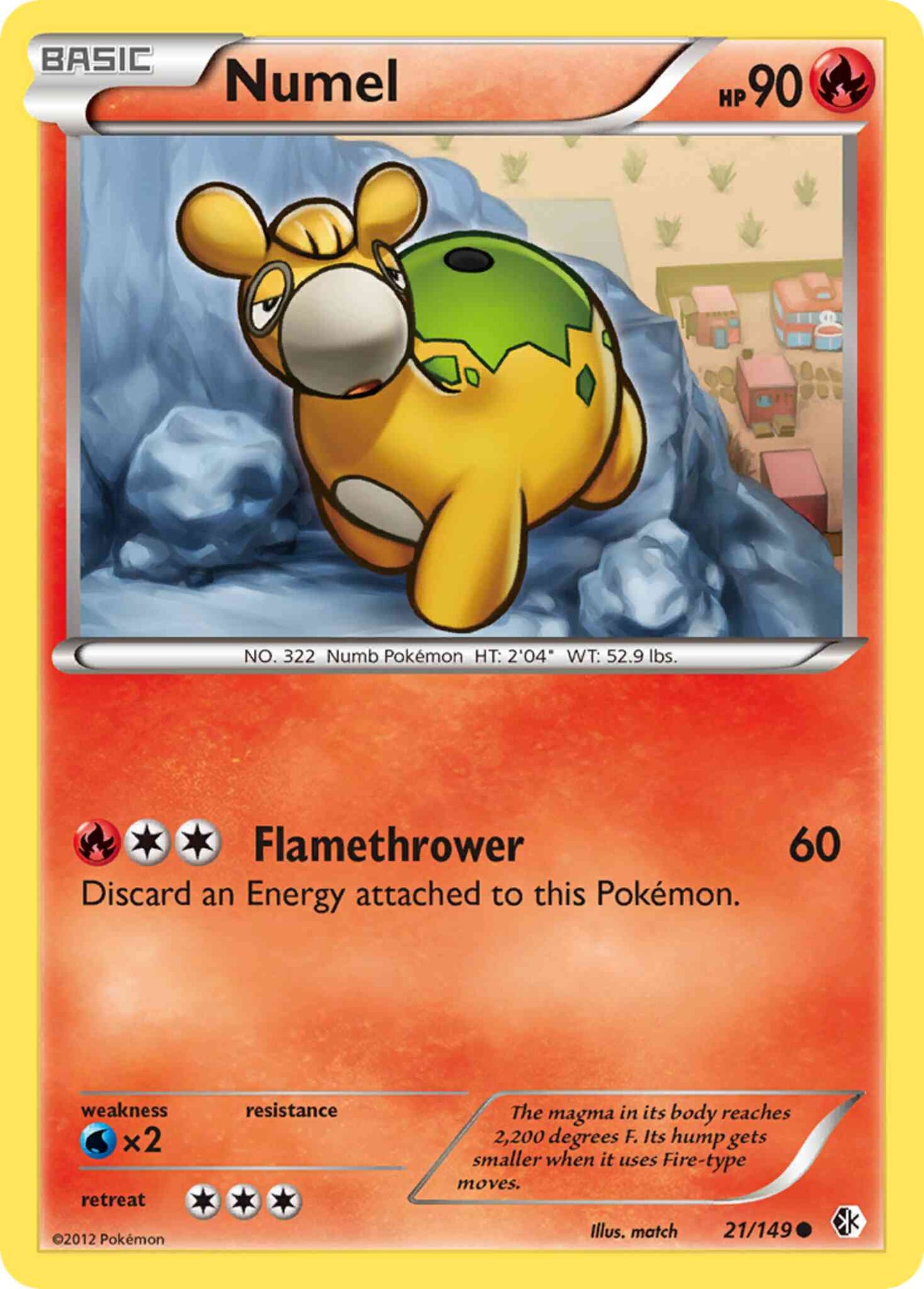 Numel - 21/149 - Common [bw7-21] [Reverse Holo]