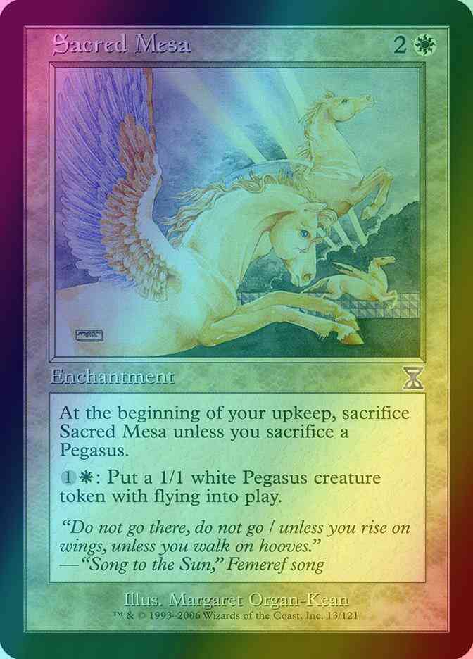 Sacred Mesa [13] [Time Spiral Timeshifted] [Foil]