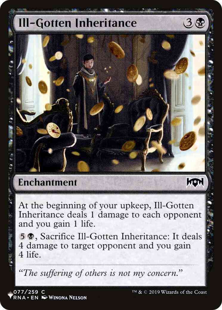 Ill-Gotten Inheritance [RNA-77] [The List] [Non-Foil]