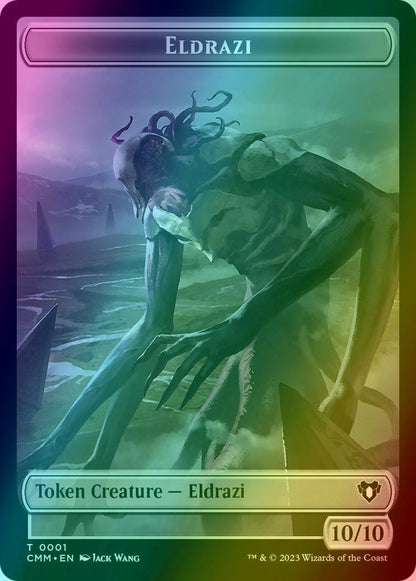 Assassin Token (14) // Eldrazi Token (01) [Commander Masters: Tokens] [Foil]