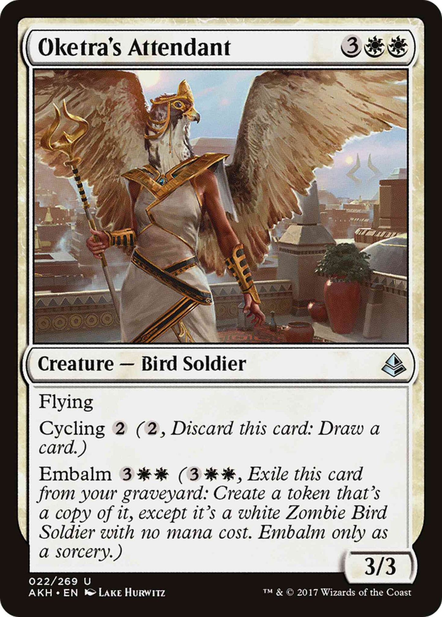 Oketra's Attendant [22] [Amonkhet] [Non-Foil]