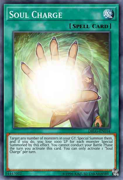 Soul Charge - DRLG-EN014 - Super Rare - 1st Edition