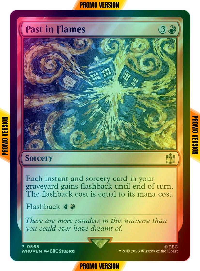 Past in Flames [565] [Launch Party] [Universes Beyond: Doctor Who] [Foil]
