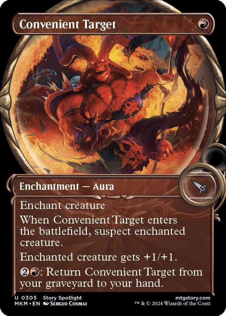 Convenient Target [305] [Magnified Showcase] [Murders at Karlov Manor] [Non-Foil]