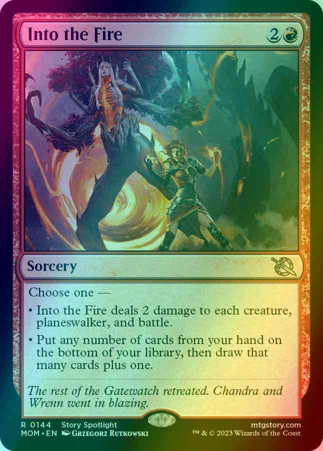 Into the Fire [144] [March of the Machine] [Foil]