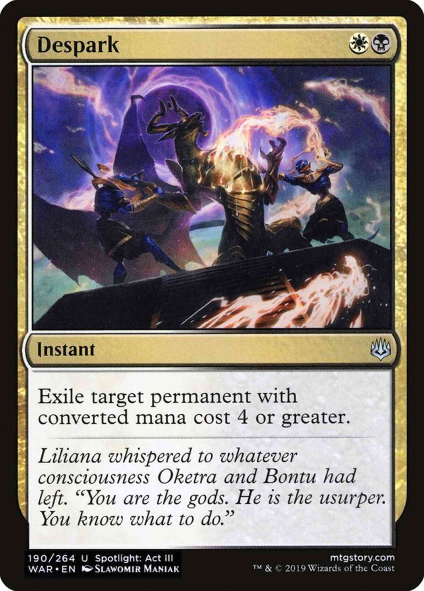 Despark [190] [War of the Spark] [Non-Foil]