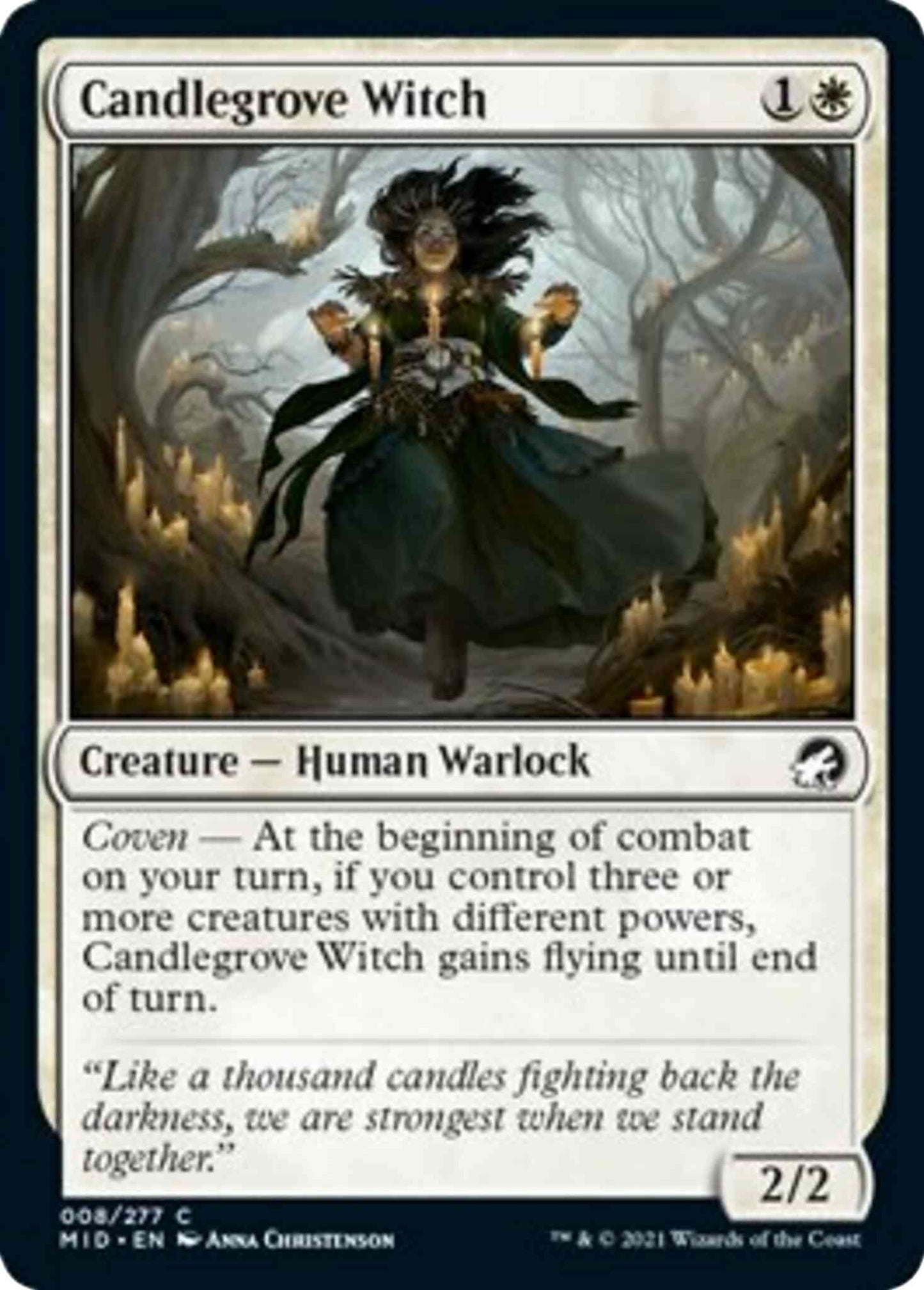 Candlegrove Witch [8] [Innistrad: Midnight Hunt] [Non-Foil]