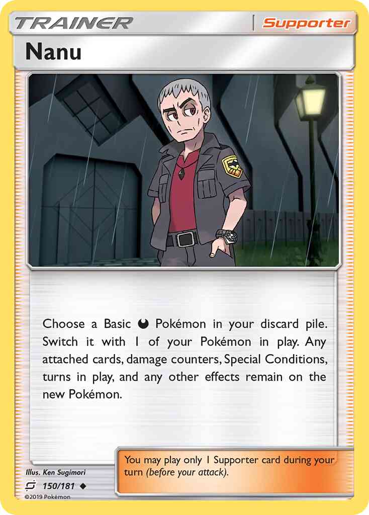 Nanu - 150/181 - Uncommon [sm9-150] [Reverse Holo]