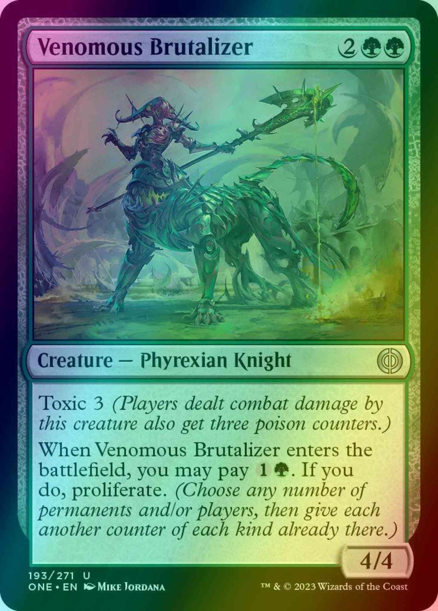 Venomous Brutalizer [193] [Phyrexia: All Will Be One] [Foil]