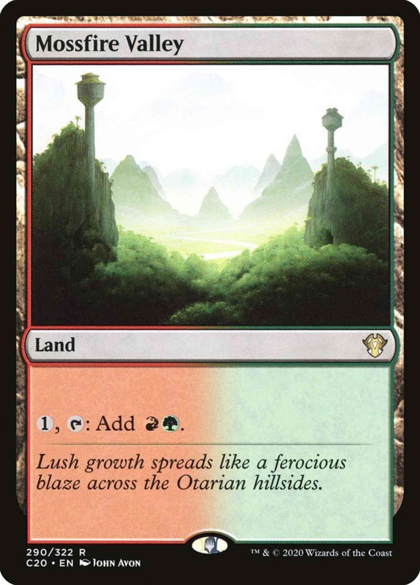 Mossfire Valley [290] [Commander 2020] [Non-Foil]