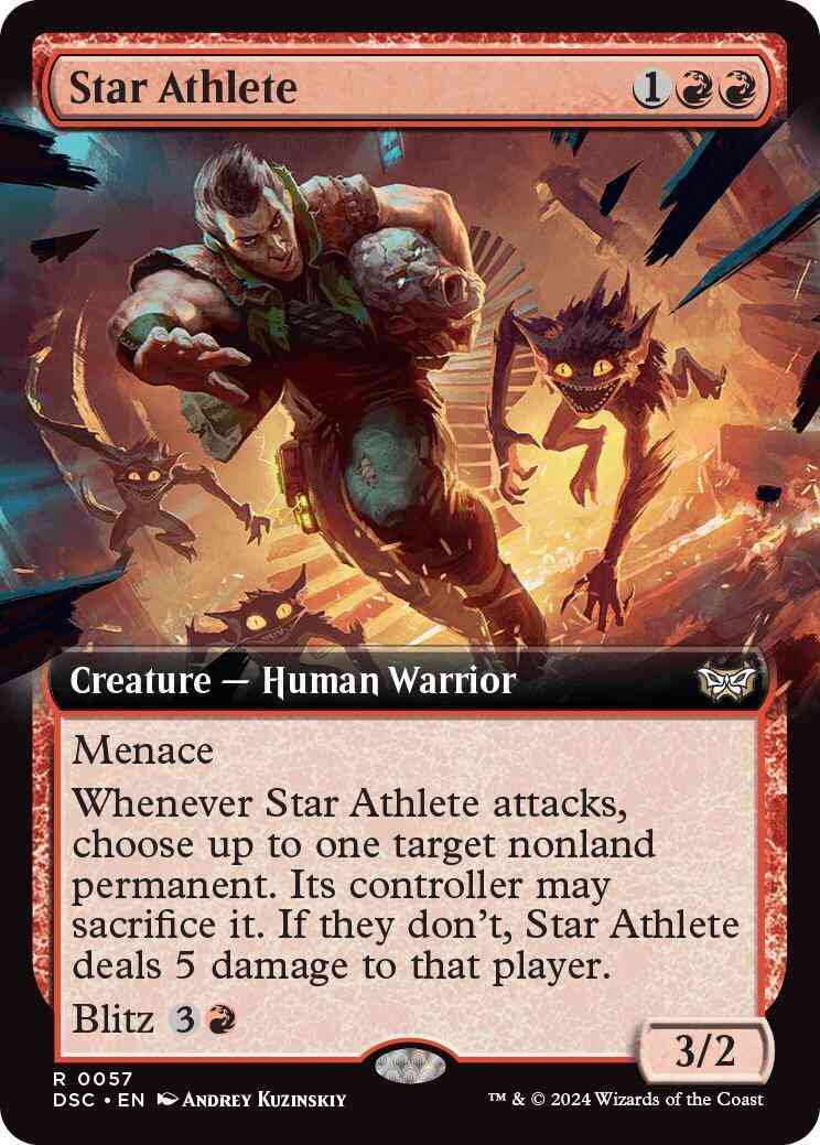 Star Athlete [57] [Extended Art] [Duskmourn: House of Horror: Commander] [Non-Foil]